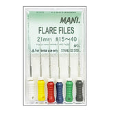 5 x Mani Flare Endo Hand File